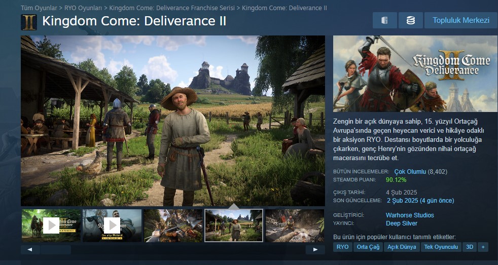 kingdom come deliverance 2 satislari bir gunde 1 milyona ulasti 0 WyXTB6uu