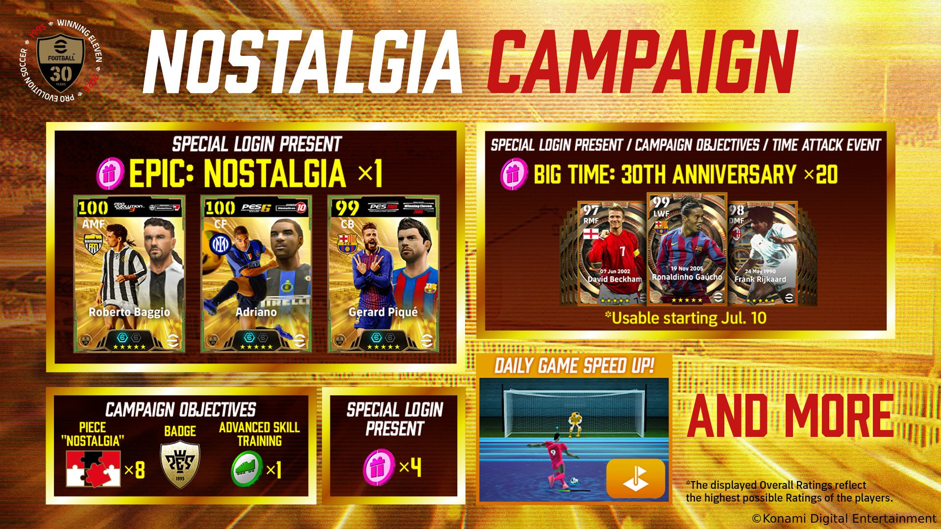 KONAMI, eFootball™'un 30. Yılını Kutluyor 4 konami efootballun 30 yilini kutluyor 3 tY2hQ78I