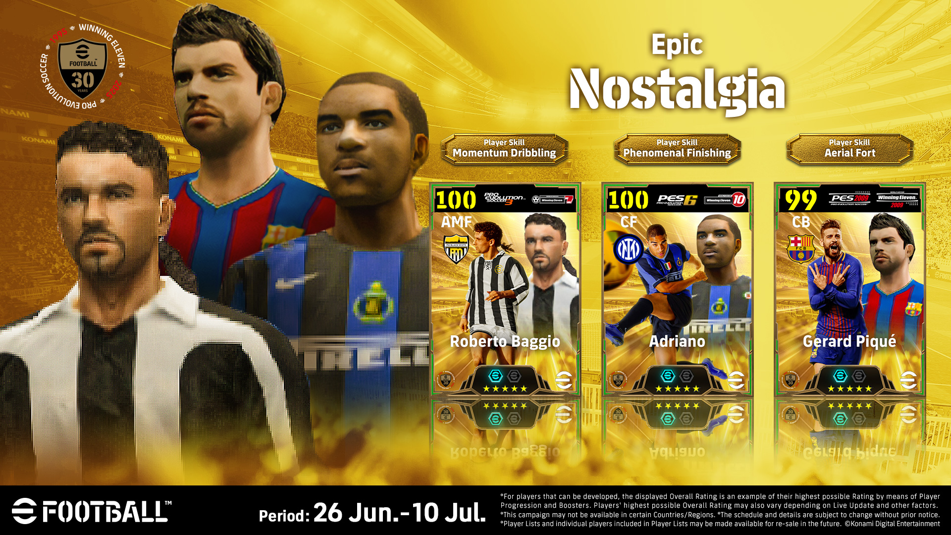 KONAMI, eFootball™'un 30. Yılını Kutluyor 5 konami efootballun 30 yilini kutluyor 4